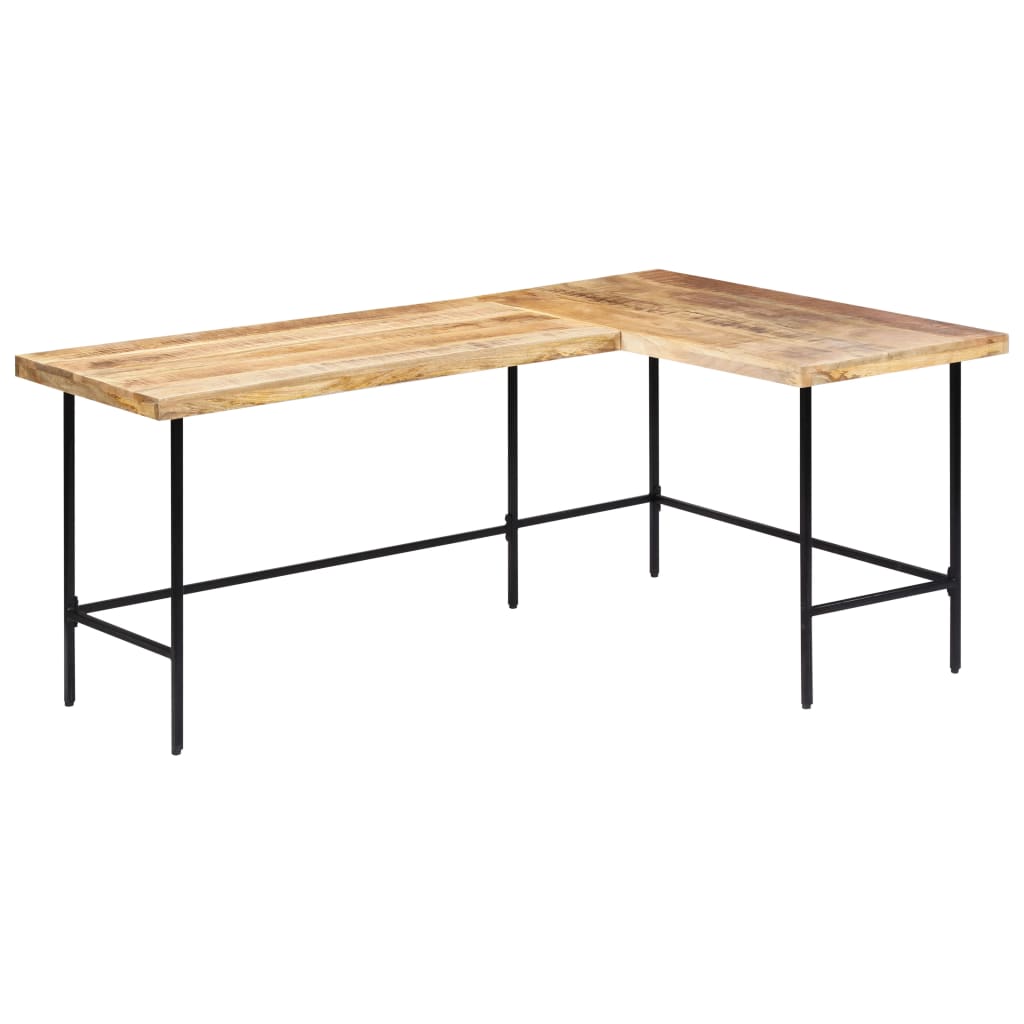 vidaXL Työpöytä 180x120x76 cm täysi mangopuu